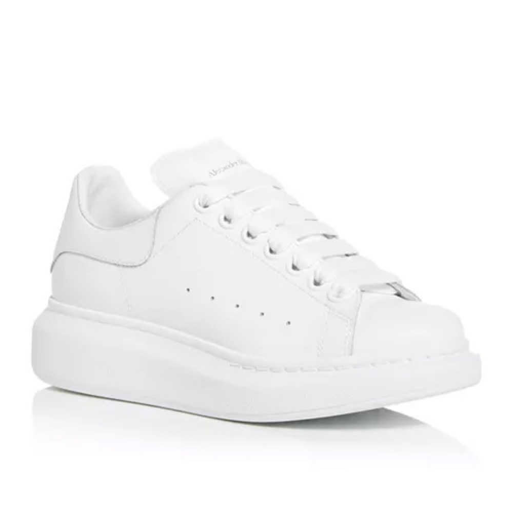 Women’s Alexander McQueen Oversized Low Top Sneakers White